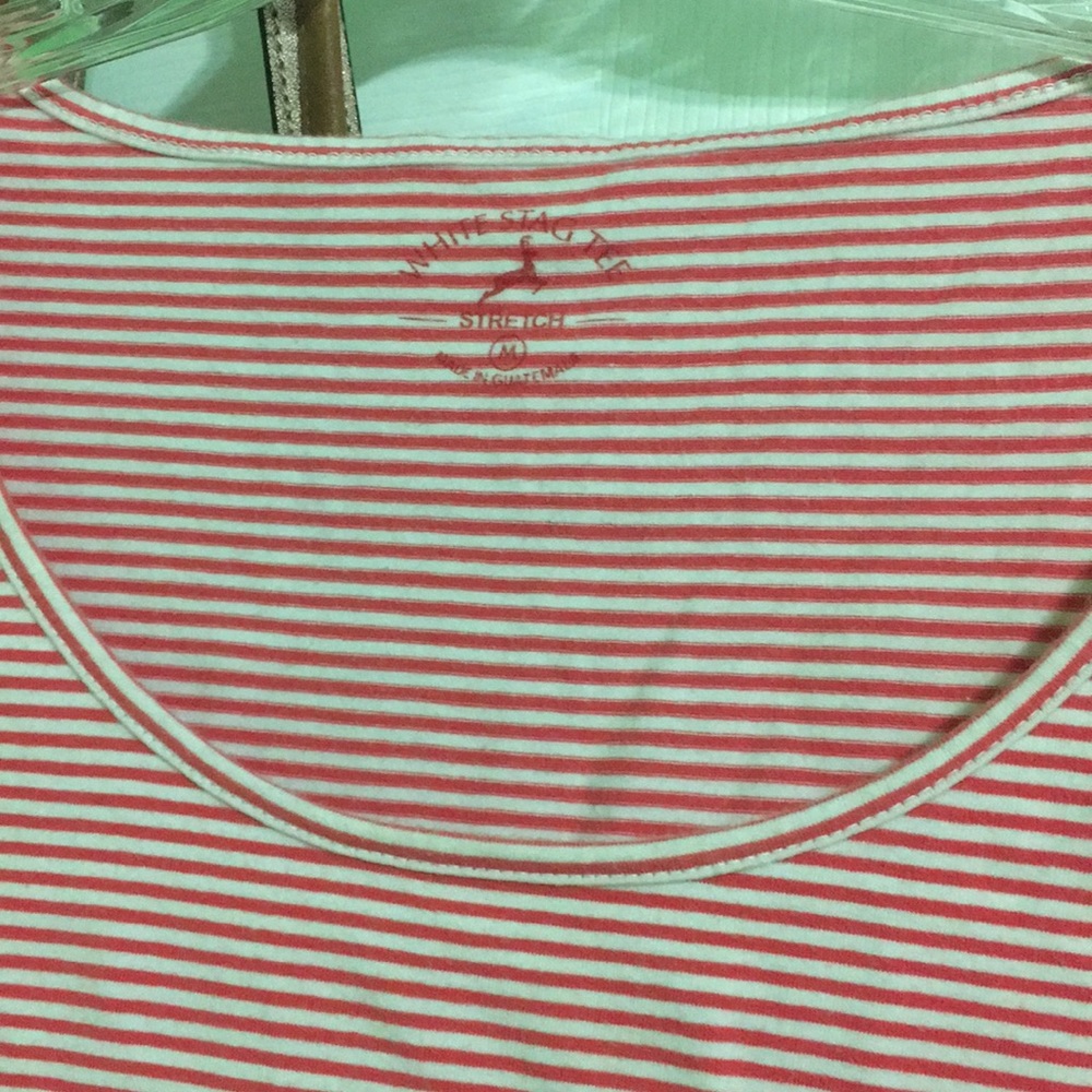 Peppermint Striped Basic Tank Top - Picture 2 of 2